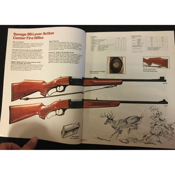 Savage Arms 1978 Catalog Firearms Long Guns Rifles - Picture 2 of 6